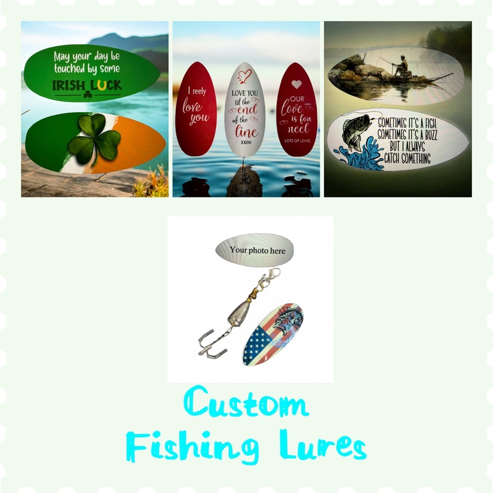 Custom Fishing Lures with Personalized Design